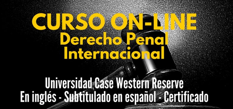 Curso virtual sobre Derecho Penal Internacional – Online & gratuito