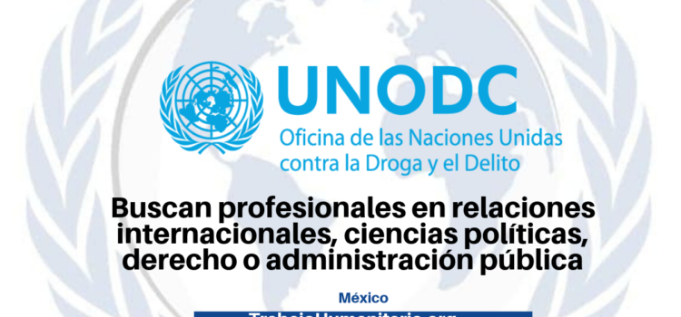 Trabaja con UNODC en temas de género