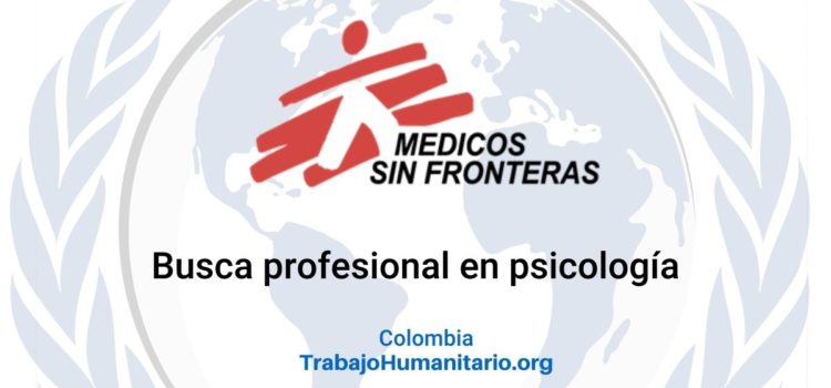 Médicos Sin Fronteras busca gestor/a de actividades de salud mental