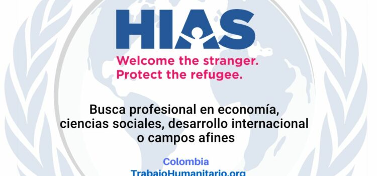 HIAS busca Especialista Inclusión Económica para Pasto, Nariño
