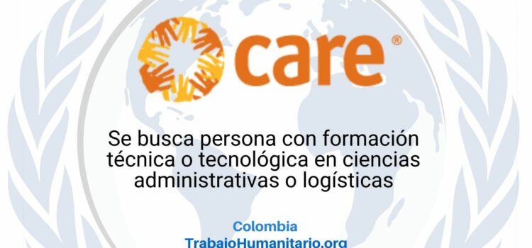 CARE busca asistente logístico y administrativo para Santander de Quilichao – Cauca