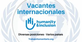 Trabajo Humanitario con Humanity & Inclusion en América Latina y otros países