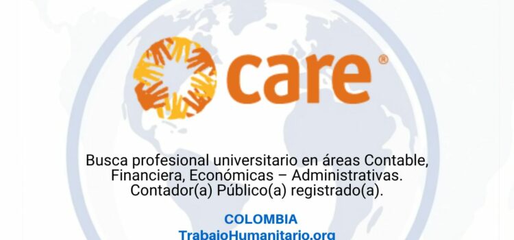 CARE busca dirección de unidad de apoyo en Colombia CARE busca dirección de unidad de apoyo en Colombia