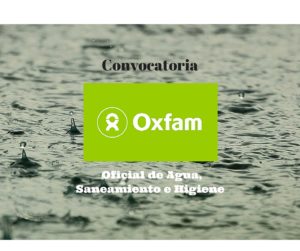 Oxfan, Agua y saneamiento
