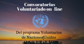 Convocatorias de Voluntariado on line del programa Voluntarios de Naciones Unidas