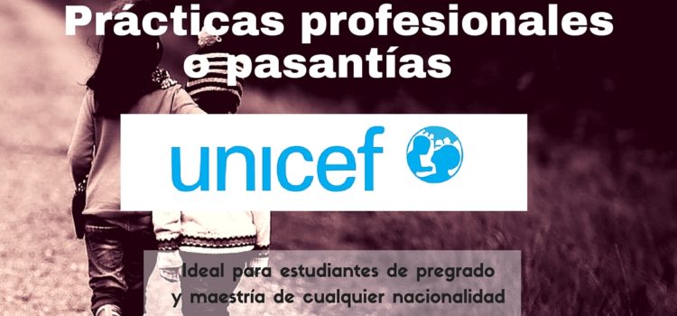 Prácticas profesionales con UNICEF