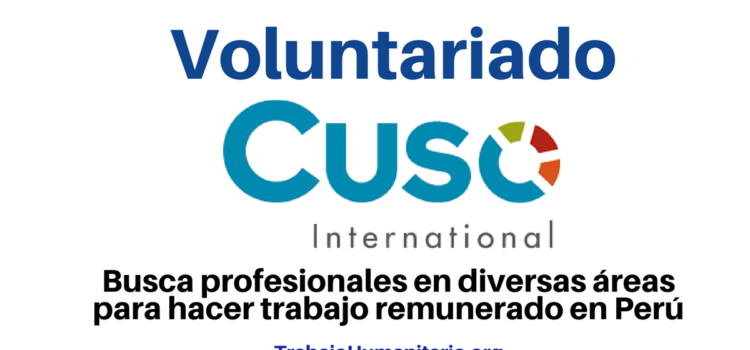 Voluntariado remunerado en Perú