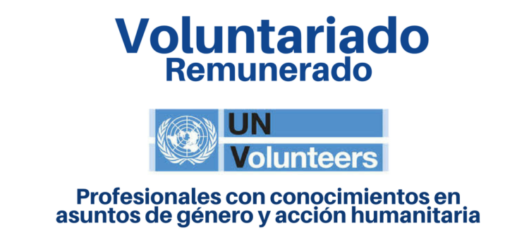 Voluntariado ONU en asuntos de género y acción humanitaria