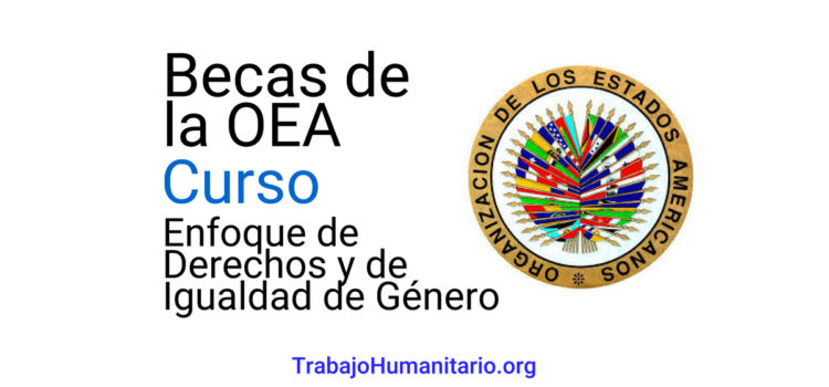 Becas de la OEA sobre Enfoque de Derechos y de Igualdad de Género