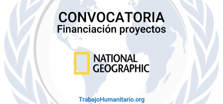 NatGeo financia tu proyecto de conservación