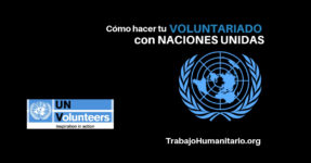 Cómo hacer tu voluntariado con Naciones Unidas