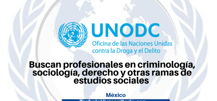 Trabajo con la UNODC