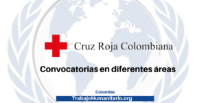 Cruz Roja Colombiana busca profesionales en diversas áreas