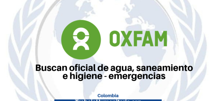 OXFAM busca oficial de agua