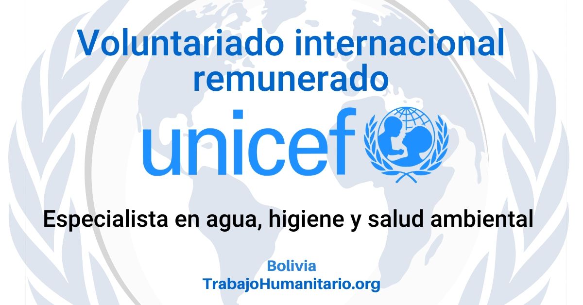 Voluntariado internacional remunerado con UNICEF
