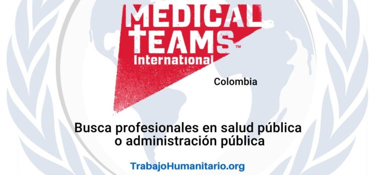 Medical Teams busca Coordinador/a del Programa de Salud