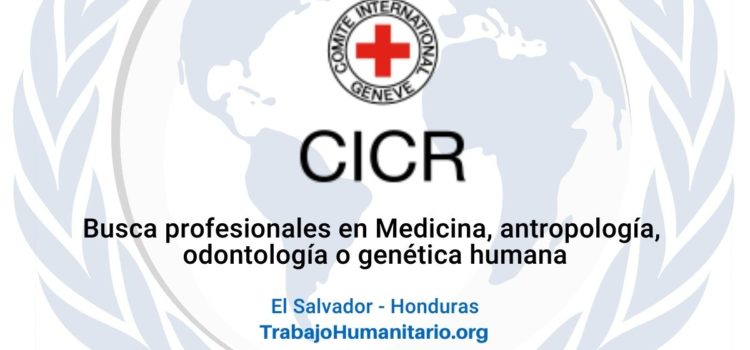 CICR busca especialista forense para El Salvador y Honduras