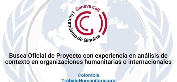Llamamiento de Ginebra busca oficial de proyecto