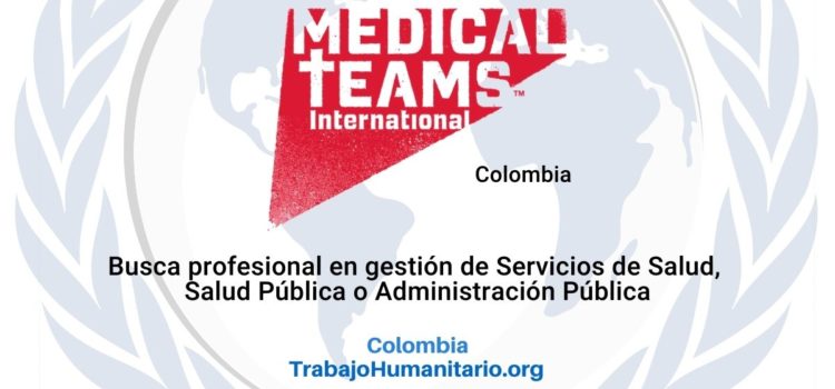 Medical Teams busca Coordinador/a de Programa de Salud