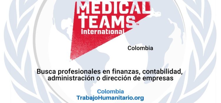 Medical Teams busca Oficial de administración y finanzas