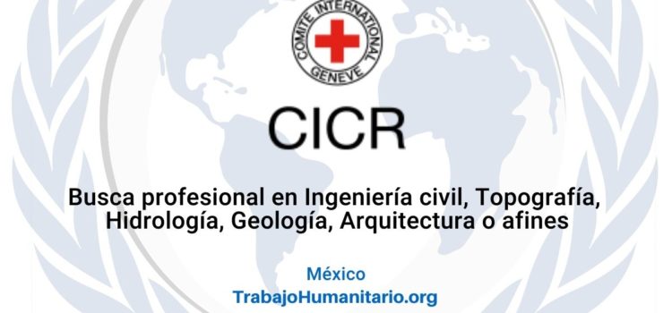 CICR busca coordinador/a del depto de agua y habitat