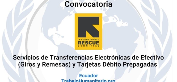 IRC: licitación para Servicios de Transferencias Electrónicas de Efectivo(Giros y Remesas)