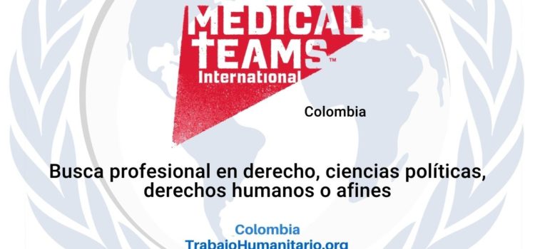 Medical Teams busca Asesor/a de Derechos Humanos