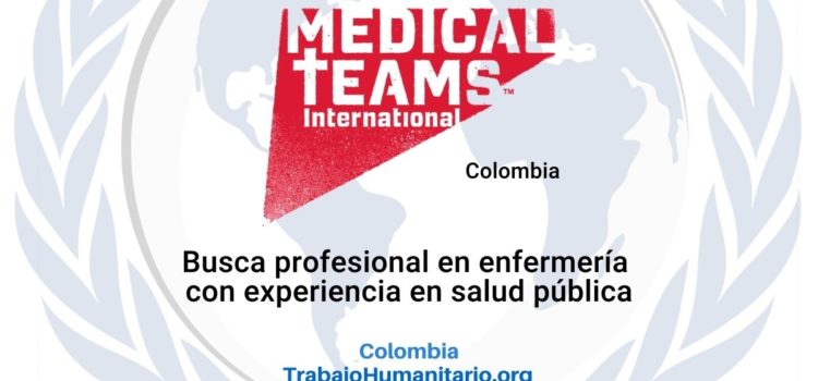 Medical Teams busca Coordinador (a) de Salud Comunitaria