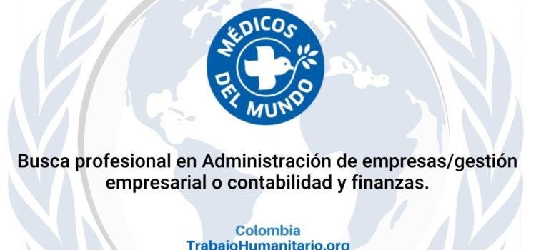 Médicos del Mundo busca asistente administrativo