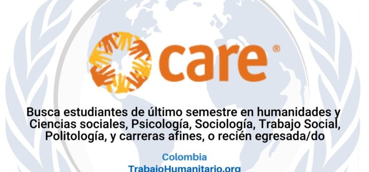 CARE busca gestor/a comunitario/a. Norte de Santander