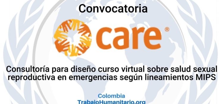 CARE busca consultoría para diseño de curso virtual sobre salud sexual y reproductiva