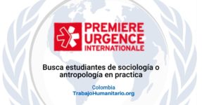 Premiere Urgence Internationale busca asistente meal – encuestador/a