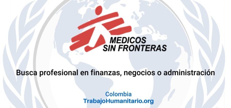 Médicos Sin Fronteras busca asistente de finanzas y recursos humanos