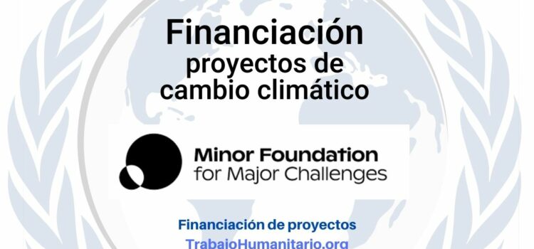 Financiación proyectos en cambio climático