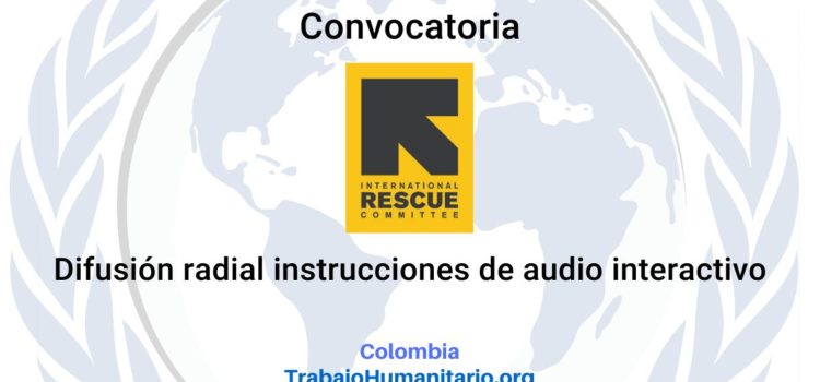 IRC abre convocatoria para difusión radial instrucciones de audio interactivo