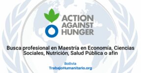 Acción Contra el Hambre busca consultoría para apoyo a la evaluación Bolivia