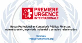 Premiere Urgence Intrernationale – PUI busca Gerente de Contabilidad para Bogotá