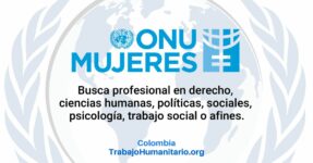 ONU Mujeres busca Coordinador-a de Proyectos – Especialista en Género, Derechos de la Mujeres y Reincorporación para Bogotá