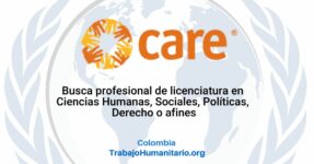 CARE busca gestor/a comunitario/a para Cundinamarca