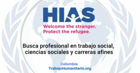HIAS busca asistente movilizador comunitario para Ipiales