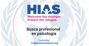 HIAS busca oficial de salud mental y atención psicosocial