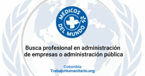 Médicos del Mundo busca oficial administrativo y logístico para Cali