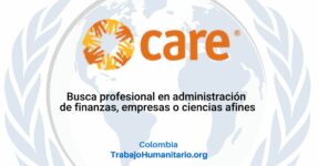 CARE busca oficial senior financiero y administrativo para Bogotá
