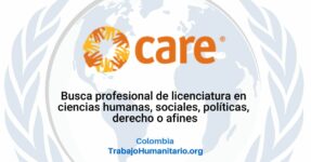 CARE busca gestor/a comunitario/a para Policarpa y/o Rosario en Nariño
