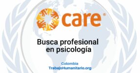 CARE busca oficial de apoyo psicosocial protección de menores no acompañados para Pereira