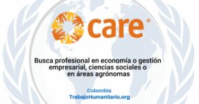 CARE busca oficial de seguridad alimentaria para Ocaña, Norte de Santander