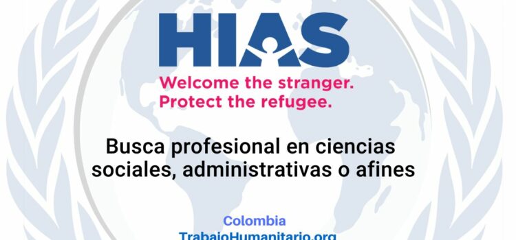 HIAS busca asistente de registro para Bogotá