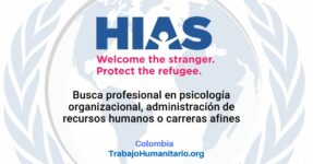 HIAS busca coordinador/a de recursos humanos para Bogotá