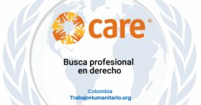 CARE busca oficial de asistencia legal para proyecto PRO en Medellín