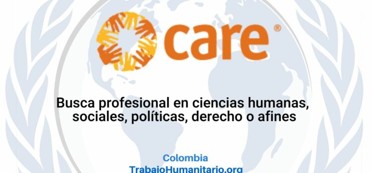 CARE busca gestor/a comunitario/a para Cartagena